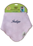 Personalized Bib - Organic Bandana Bib Pink/Navy