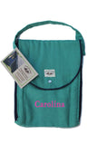 Personalized Diaper Bag - Organic Pack-N-Run™ Emerald/Navy