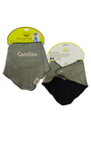 Personalized Bandana Bib - Reversible Olive/Black