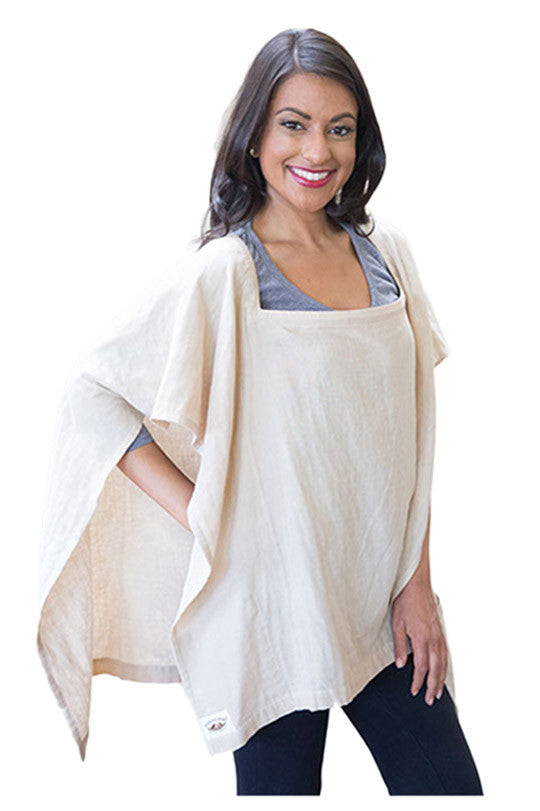 Organic Nursing Cover Beige Square