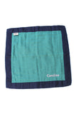 Personalized Security Blanket - Organic Lovey Blanky™ Emerald/Navy