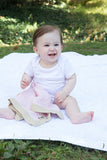 Security Blanket - Organic Lovey Blanky™ Pink/Beige