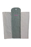 Personalized Baby Blanket - Organic Roly Blanket™ Olive Green/Beige