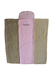 Personalized  Baby Blanket - Organic Roly Blanket™ Pink/Beige