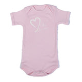 Organic Onesie - Short Sleeve Pink (milk lover)