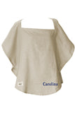 Personalized Organic Nursing Cover Beige Oval