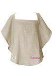 Personalized Organic Nursing Cover Beige Oval