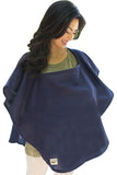 Personalized Organic Nursing Cover Navy Oval