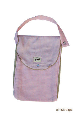 Diaper Bag - Organic Pack-N-Run™ Pink/Beige