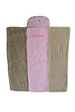 Personalized  Baby Blanket - Organic Roly Blanket™ Pink/Beige